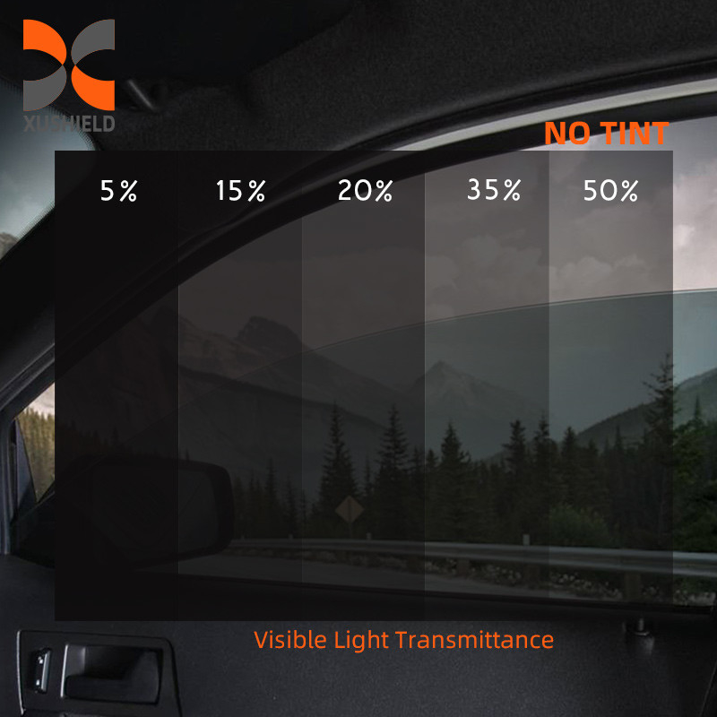 1.52*30m UV PROOf Güvenlik Araba Üretici Güvenlik 2 katlı Karbon Rulo Otomobil Cam Pencere Güneş Rengi Filmi