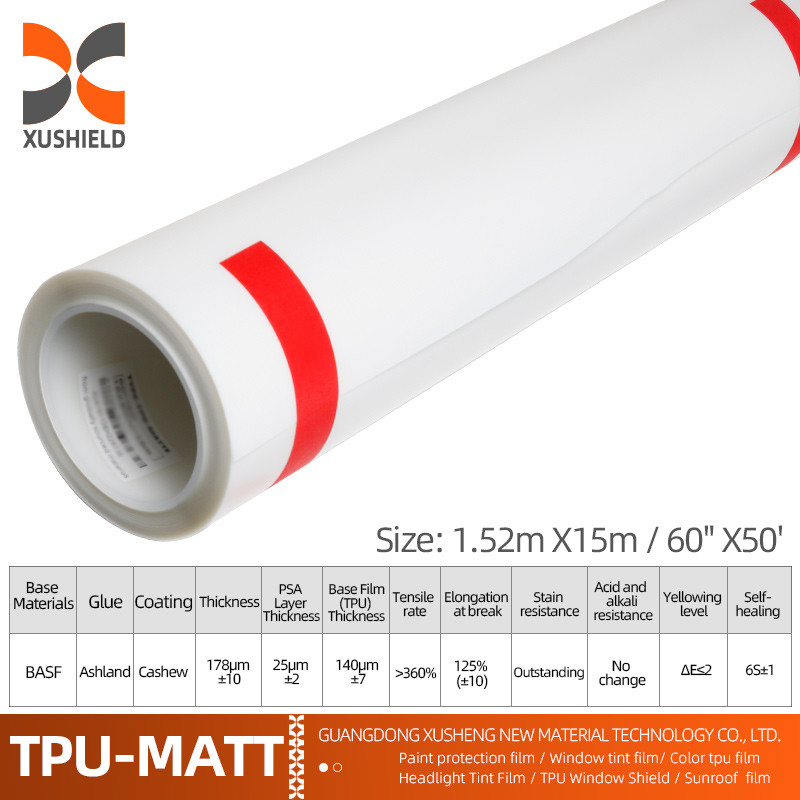 Tpu 1.52m*15m Araç için Şeffaf Ppf Boya Koruyucu Film