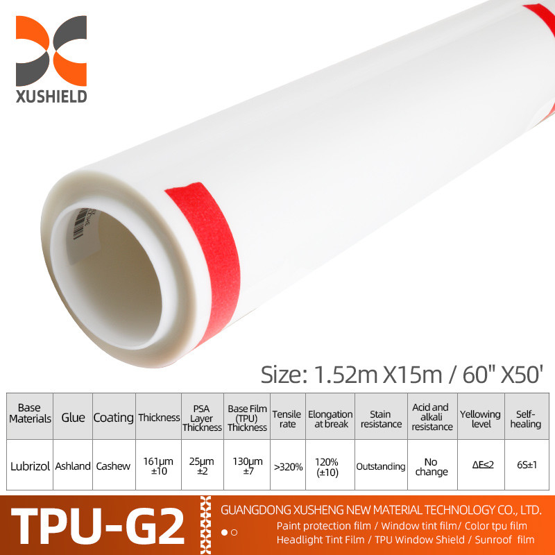 Tpu 1.52m*15m Araç için Şeffaf Ppf Boya Koruyucu Film