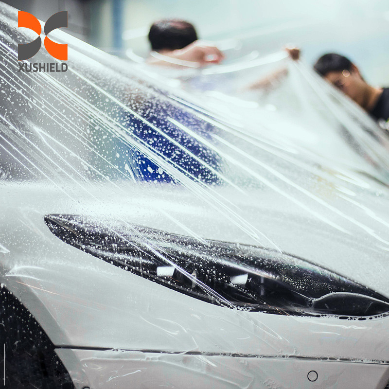 XUSHIELD 1.52*15m 10mil Açık TPU PPF Araç Beden Boyası Koruma Vinyl Film Araç Yüzey Koruması için