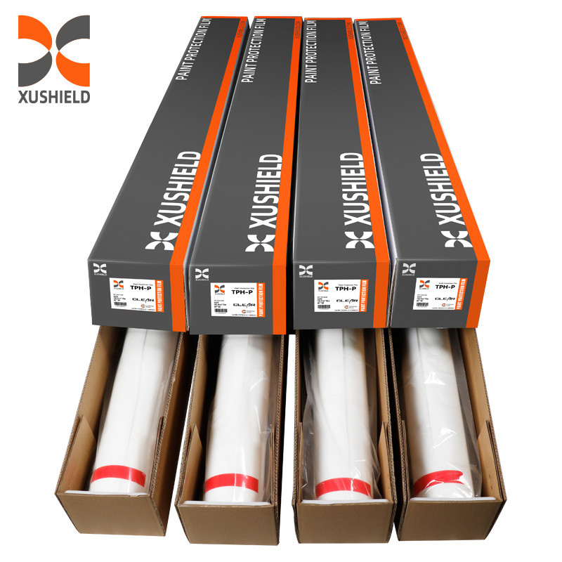 XUSHIELD 7 Mil 6 Mil PPF Film Anti Scratch Self Healing PPF TPH Parlak Açık Araba Vücudu Arabalar için PPF Boya Koruyucu Film