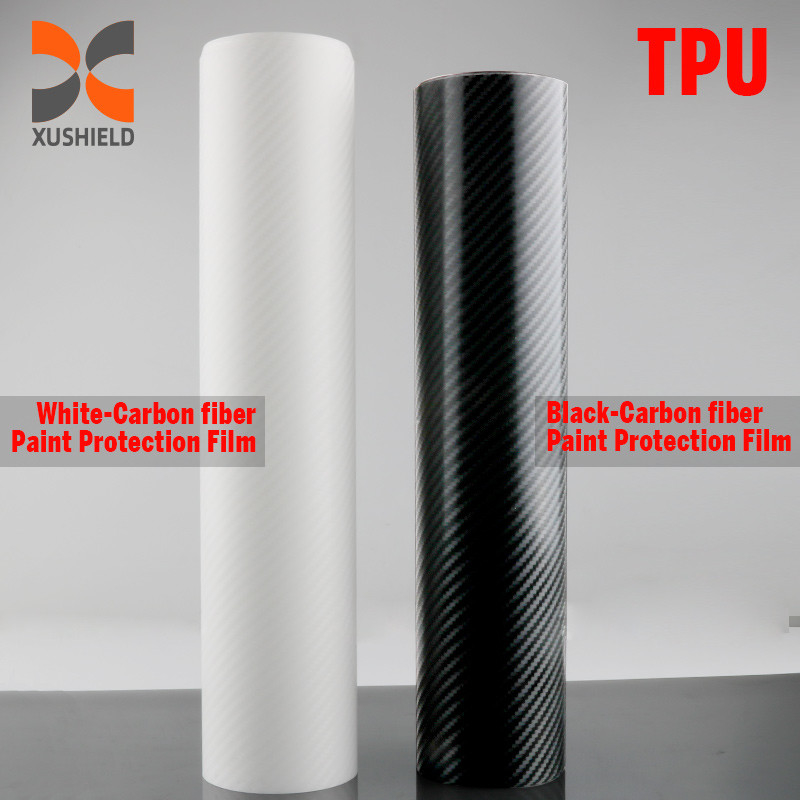 TPU Karbon Fiber Araç Ppf Koruma Farı Tpu Film Araç Boya Koruma Filmi Tph Pro Renkli Mat Ppf Kendini İyileştirme