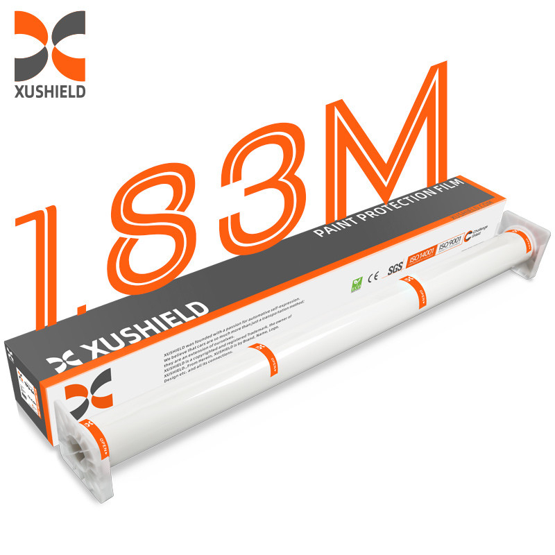 Boyutu 1.83*15m 71in*50ft Hidrofobik Öz iyileşme rulo Anti Çizik Sargı PPF TPU Araç Koruma Filmi