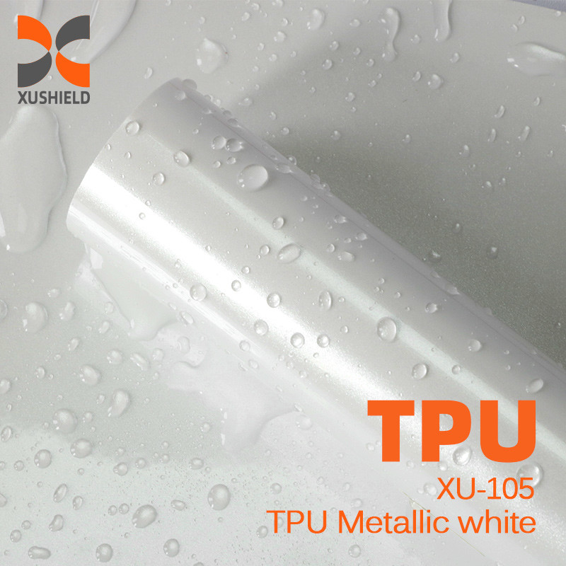 TPU Metal beyaz TPU renkli PPF Film Kendini iyileştiren Gri Sarma Boya Koruyucu Film