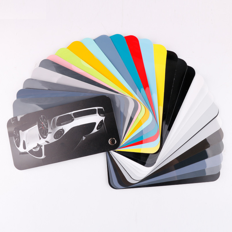 Araba Filmi Üreticisi Yapıştırıcı renkli renkli Parlak PET UV Wrap Vinyl Tint Araba Dekoratif Filmi