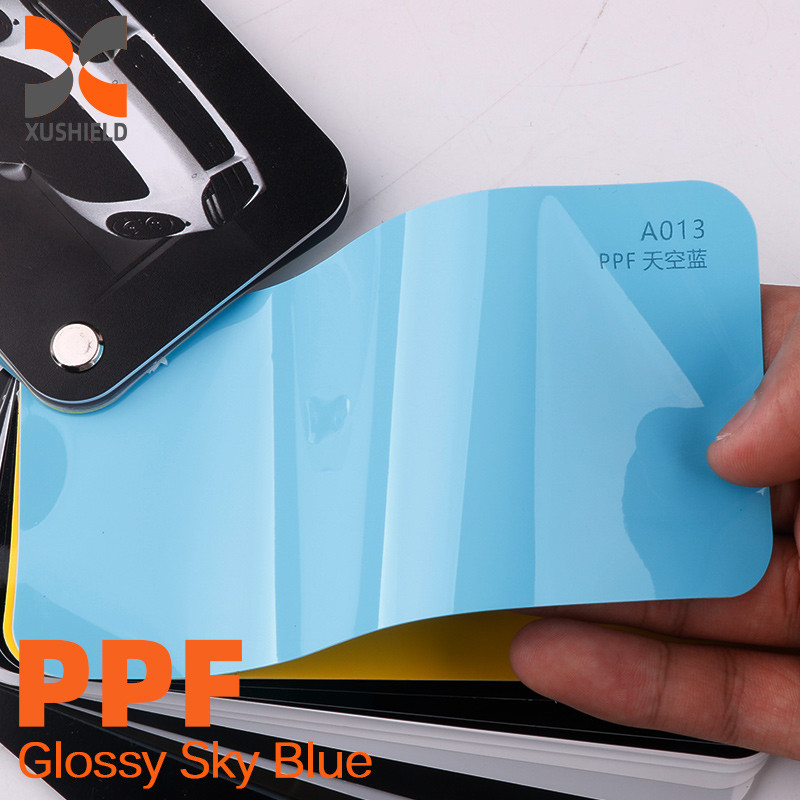 Araba Filmi Üreticisi Yapıştırıcı renkli renkli Parlak PET UV Wrap Vinyl Tint Araba Dekoratif Filmi