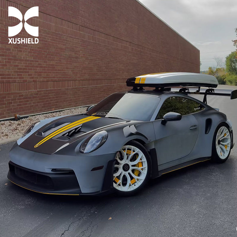 Özel ABD Kalitesi Küresel En Düşük Beyaz siyahtan siyaha döner Fiyat TPU PPF Film Araba Koruma Filmi Araba Kaplama Güneş tutulması siyah