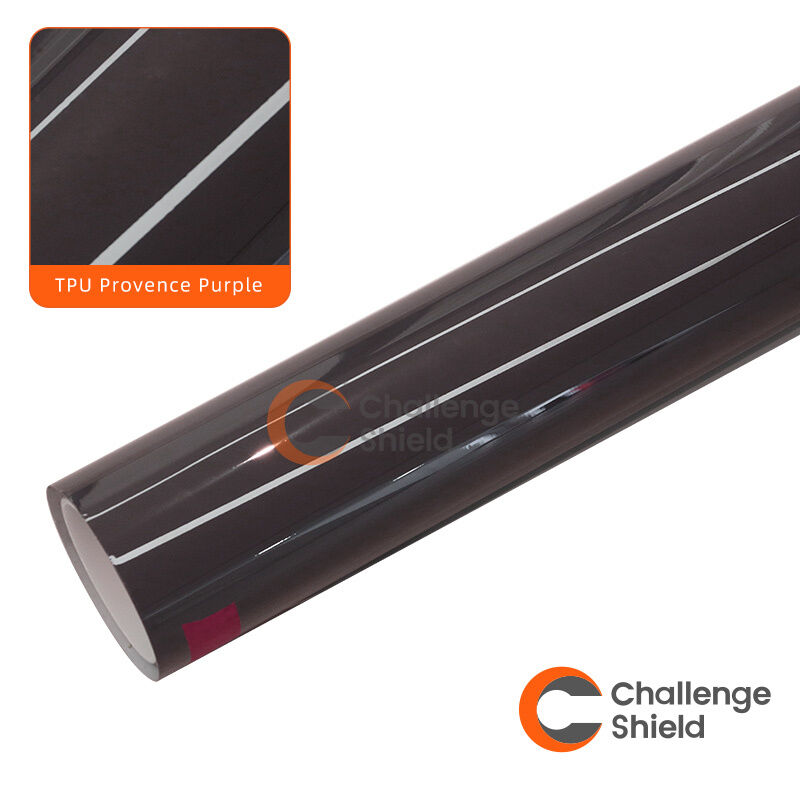 Renkli TPU Üreticileri Yüksek Kalite İyi Fiyat Film Renkli Otomobil Film Kum Kanıtlı Otomobil Warp Film Ppf Provence Mor renk